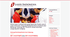 Desktop Screenshot of laserindonesia.com