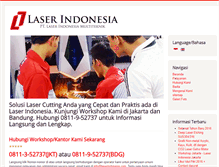 Tablet Screenshot of laserindonesia.com